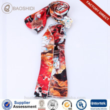 Brand designer women silk scarf hangzhou silk factory scarf silk